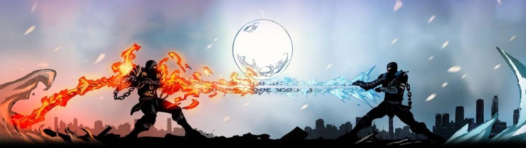 Игровые обои на 2 монитора