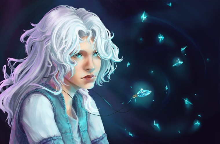 Волшебница с белыми волосами