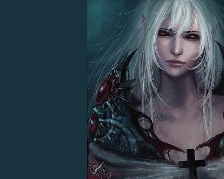 Эльфы с белыми глазами