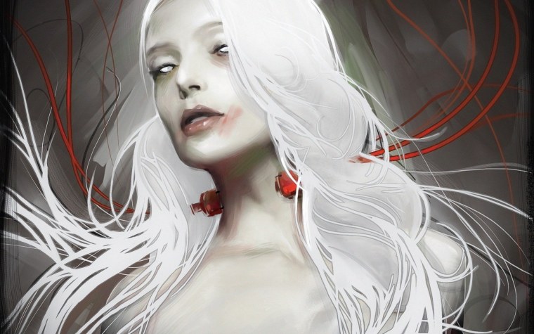 Анастасия Юдина беловолосая