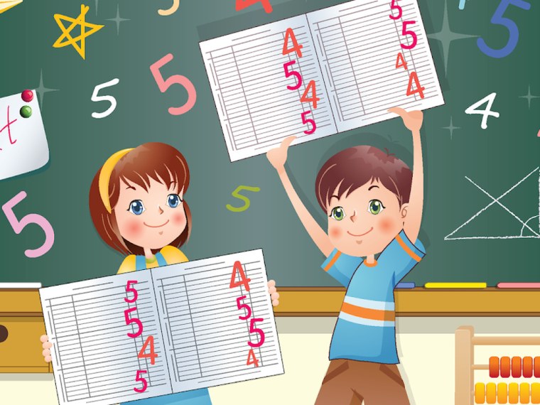 Математический фон для детей