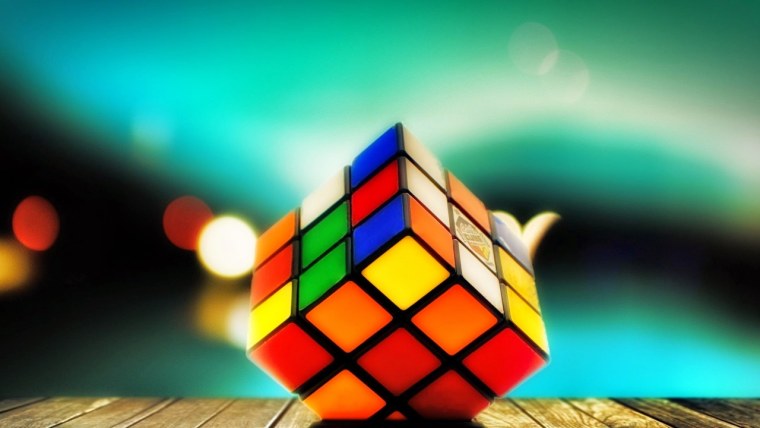 Неоновые кубики