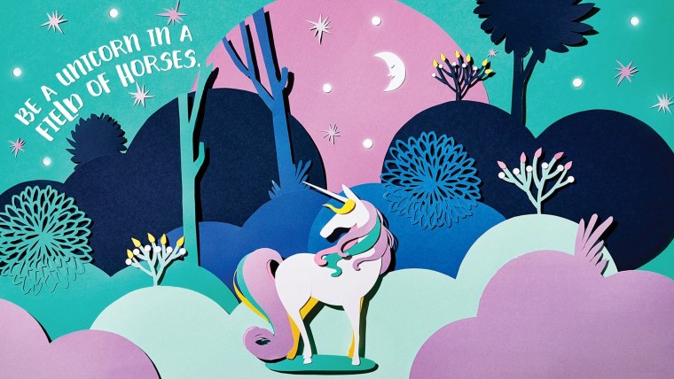 Единорог в стиле Модерн