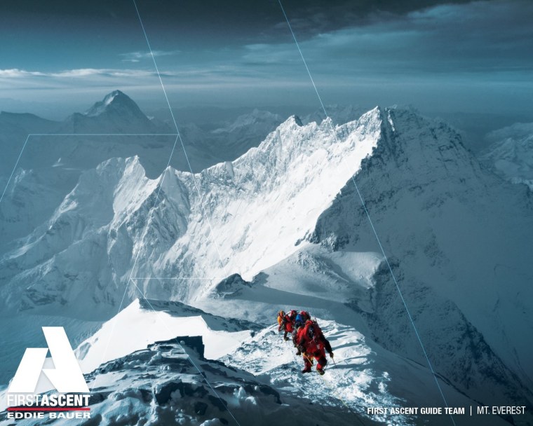 Вершина Макалу с Эвереста