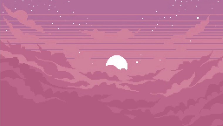 Розовые облака арт