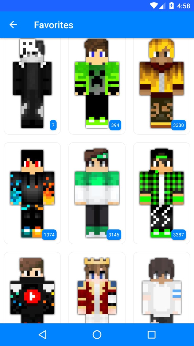 Скины майнкрафт