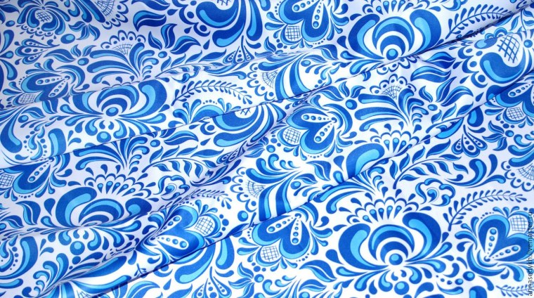 Орнаментальная стилистика Гжель