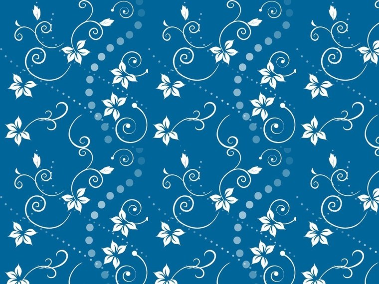 Голубой фон с узорами
