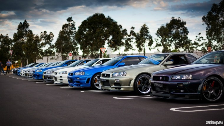 Ниссан Скайлайн GTR 34 1920 1080