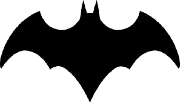 Силуэт Бэтмена и кошки