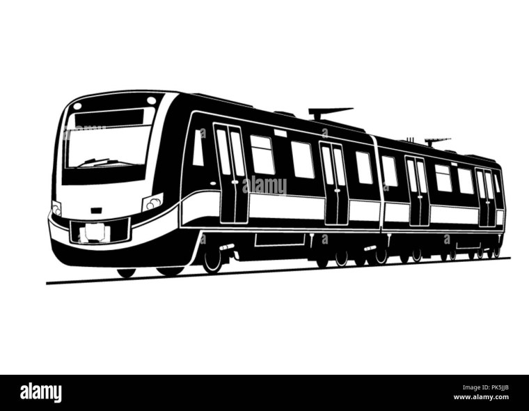 Пассажирский поезд вектор