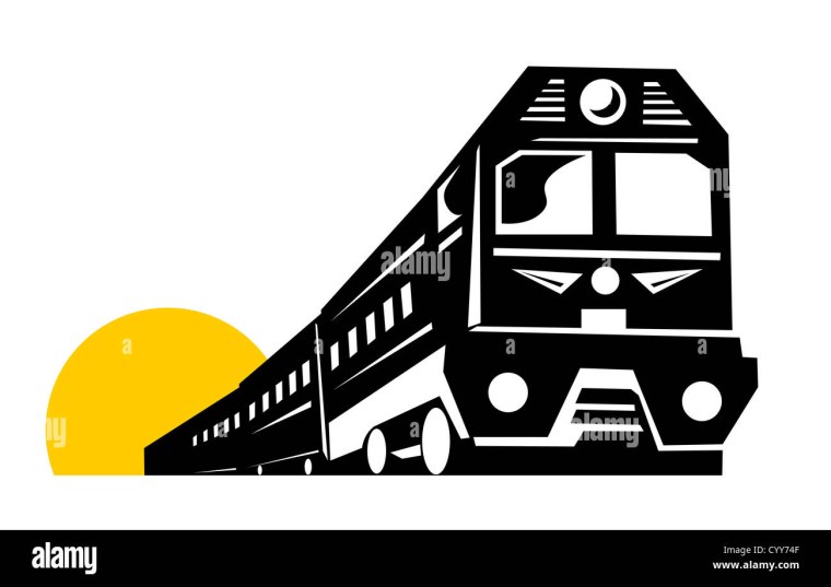 Грузовой поезд вектор