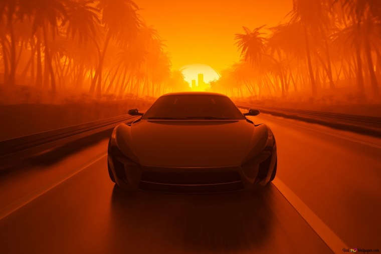 Мерседес АМГ закат