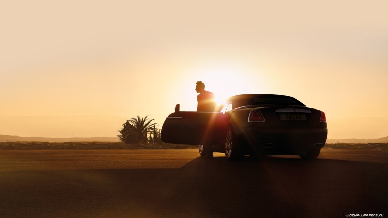 Машина на закате