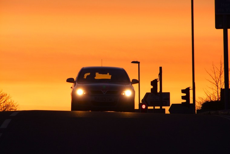 Dodge Charger 1969 закат