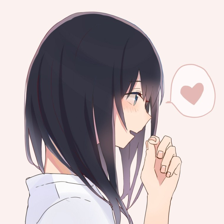 Влюбленная аниме тян