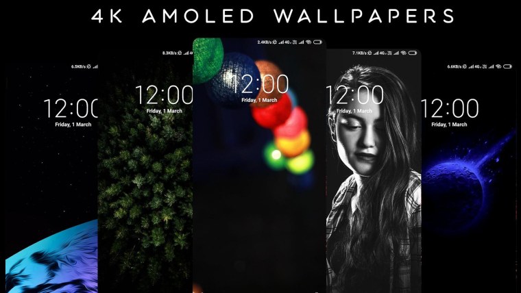 Amoled обои на телефон