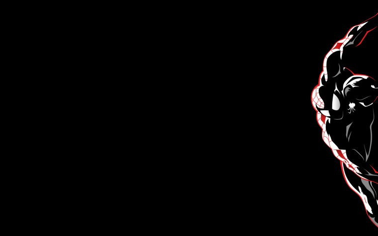 Марвел на черном фоне