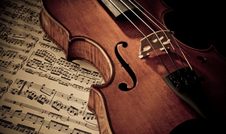 Скрипка фон