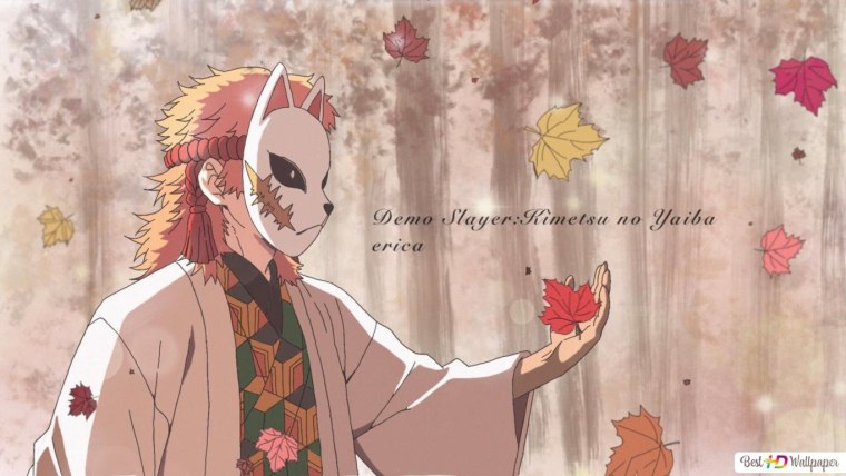 Маска Кицунэ Kimetsu no Yaiba