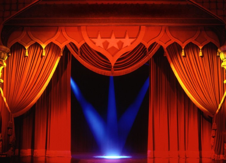 Театр сцена занавес