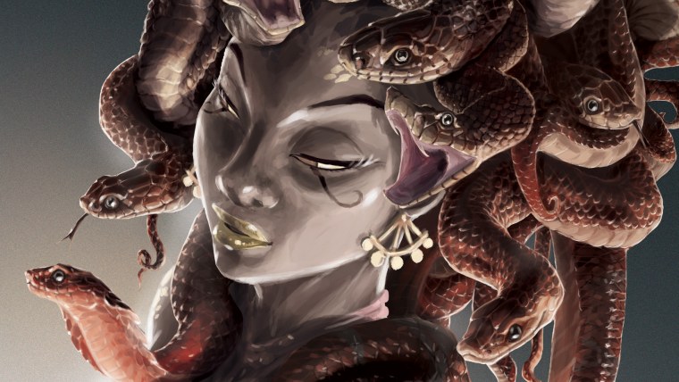Медуза Горгона диджитал арт