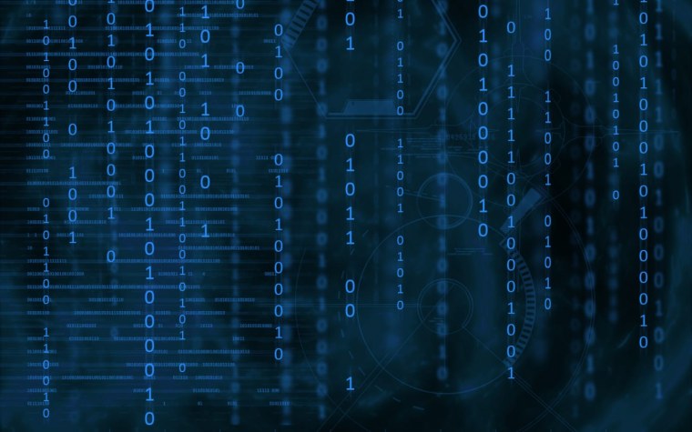 Матрица 101011010010101001010 синяя