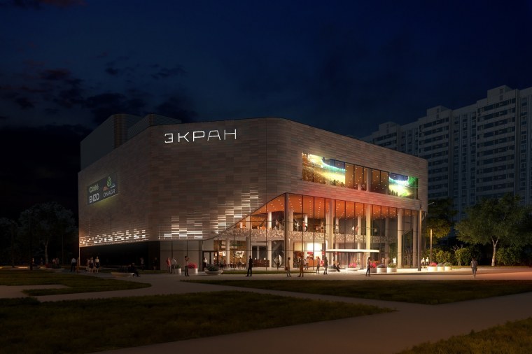 Кинотеатр экран в Марьино реконструкция