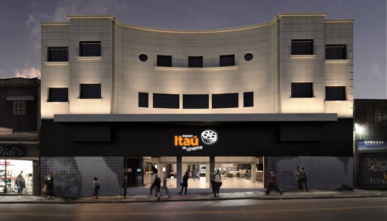 Современные кинотеатры снаружи