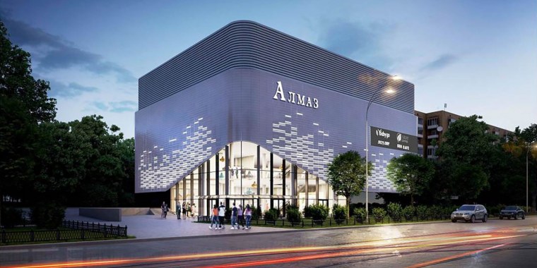 Кинотеатр Алмаз на Шаболовской реконструкция