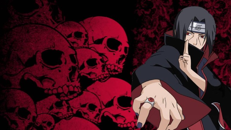 Итачи Учиха с Мангекью шаринганом