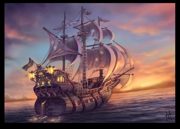 Галеон Летучий голландец