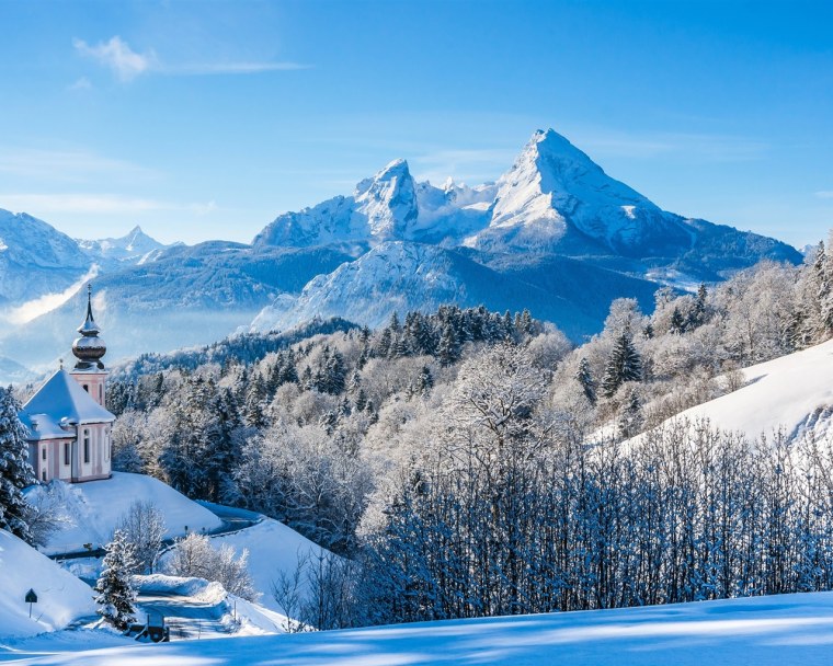 Альпы Швейцария зима