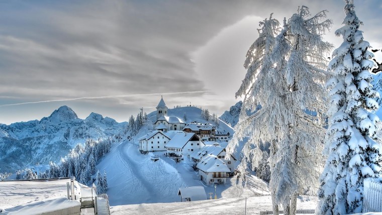 Австрийские Альпы зимой