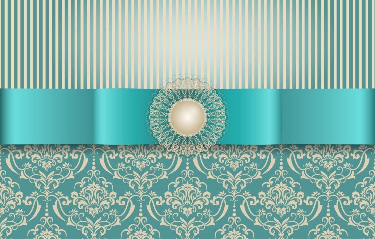 Бирюзовый фон с узором