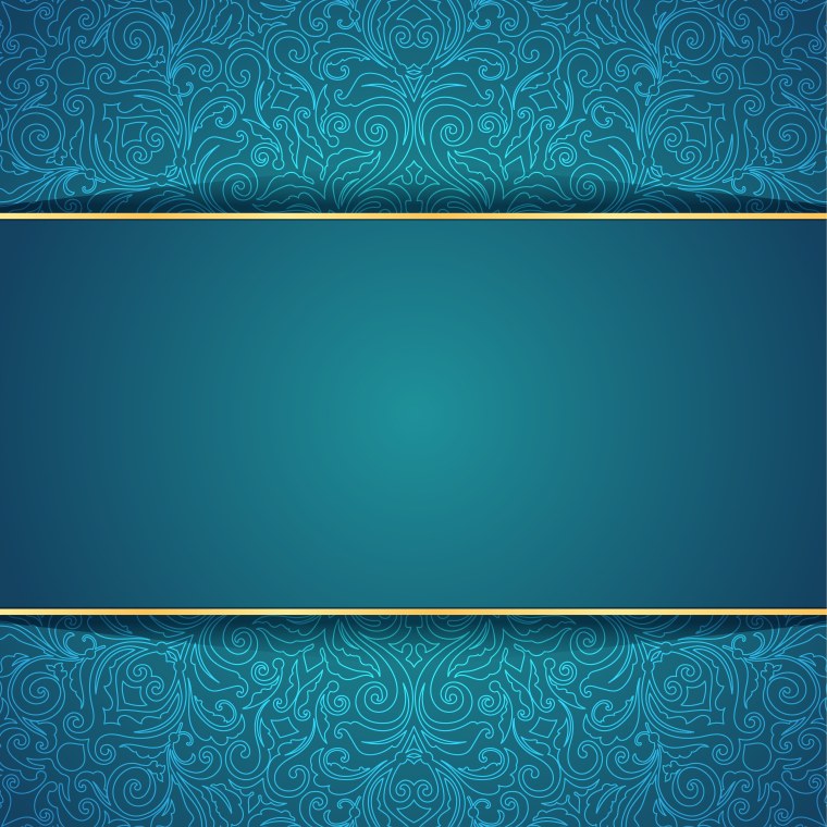 Бирюзовый с золотом