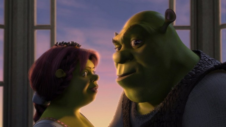 Шрек с лицом человека