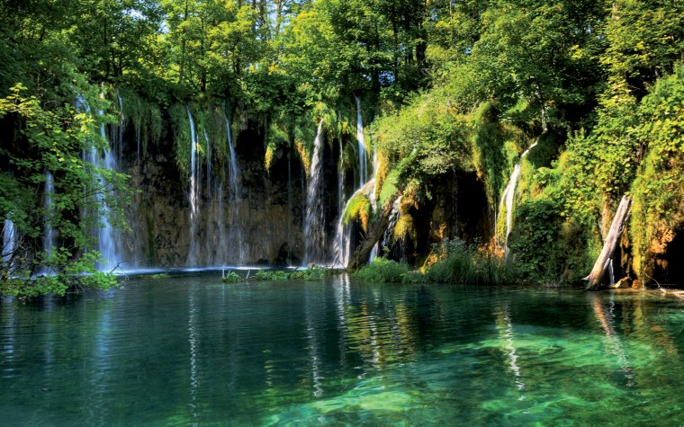 Плитвицкие озера Хорватия Луга