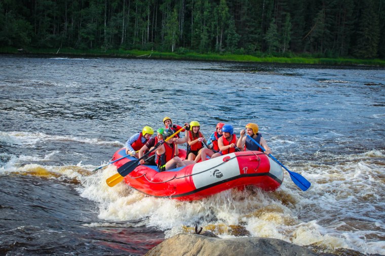Рафтинг в Карелии Шуя