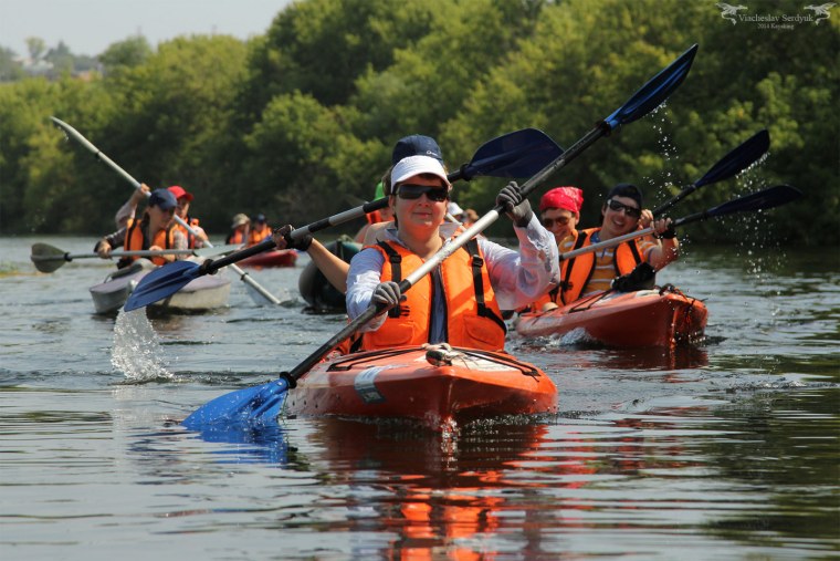 Сплав на байдарках средневековый Велау