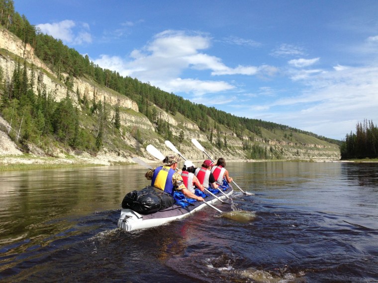 Сплав по реке Тымь