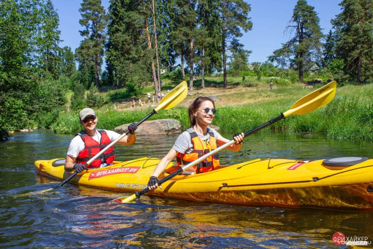 Сплав на каяках, байдарках и каноэ