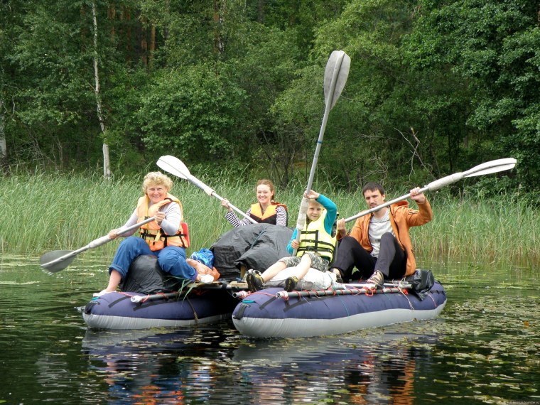 Поход на катамаранах