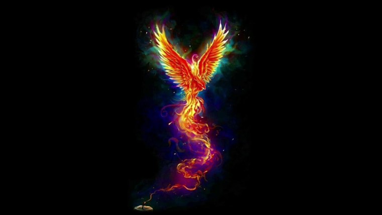 Феникс возрождающийся из пепла тату