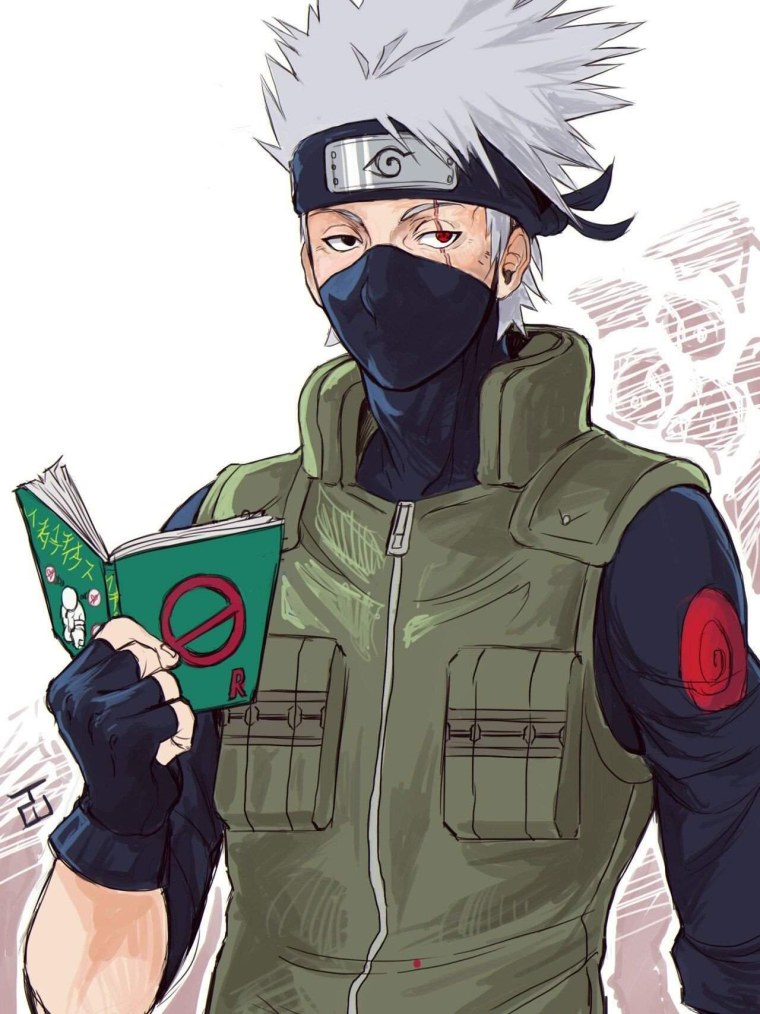 Какаши Хатаке с шаринганом