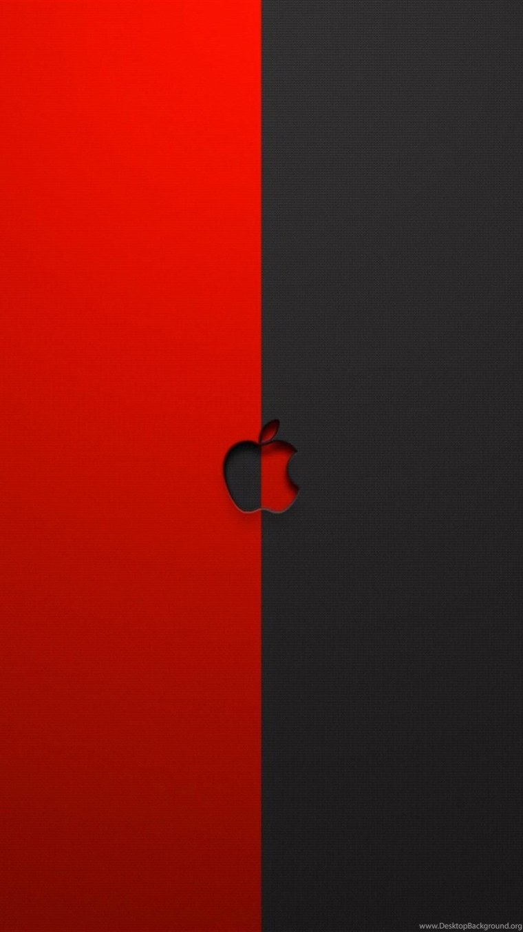 Красные обои на айфон