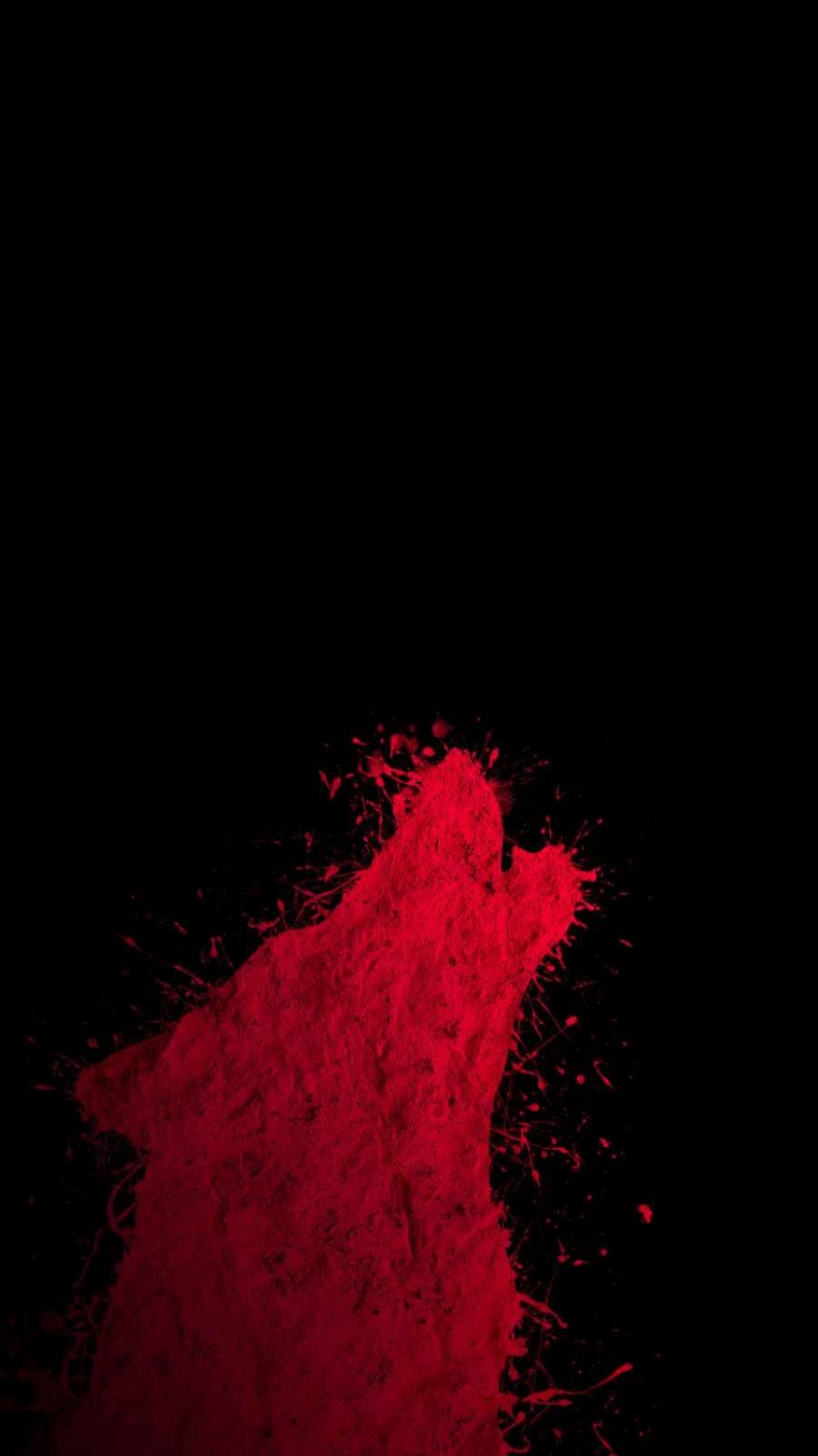 Красивая красная волна