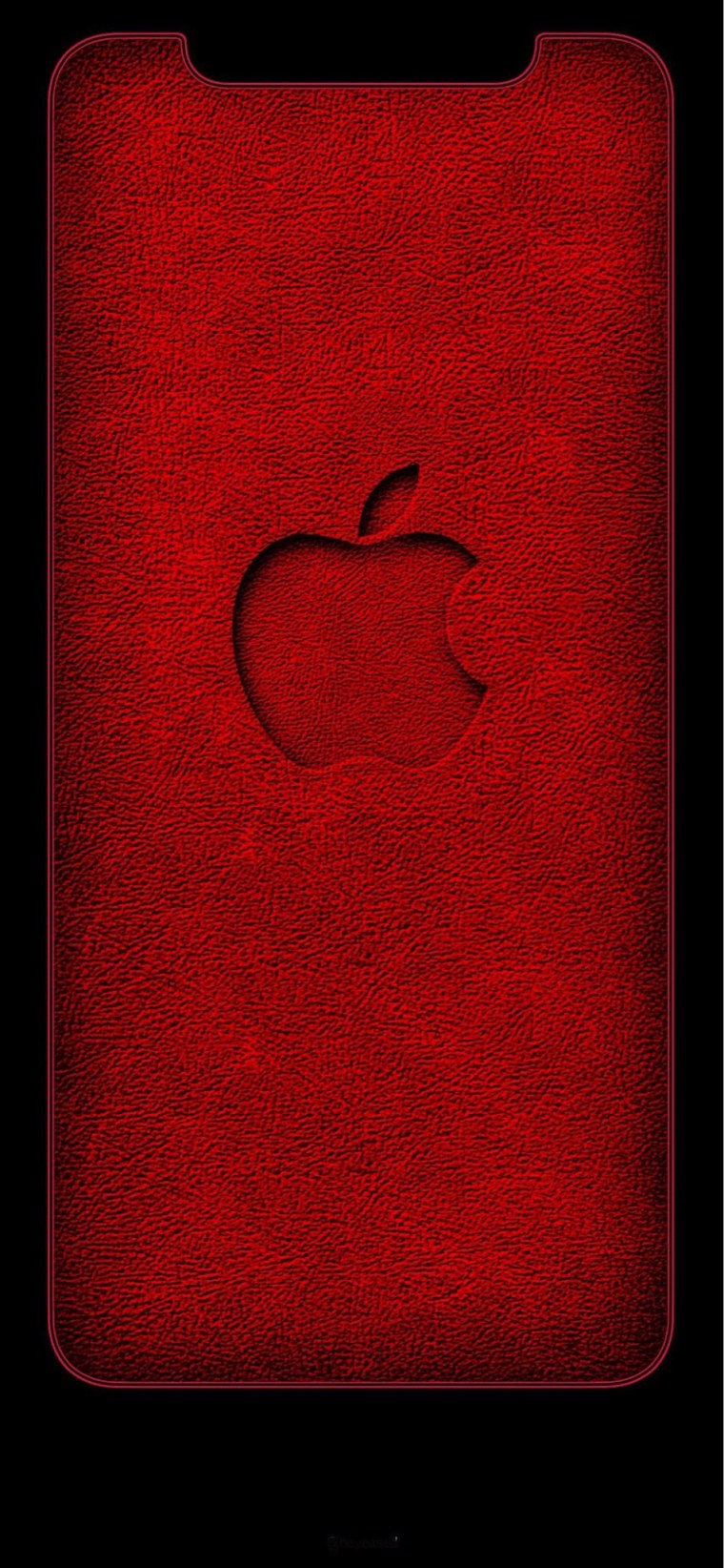 Фон iphone красный