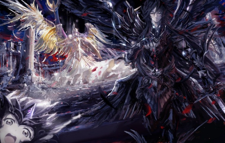 Святой рыцарь арт аниме