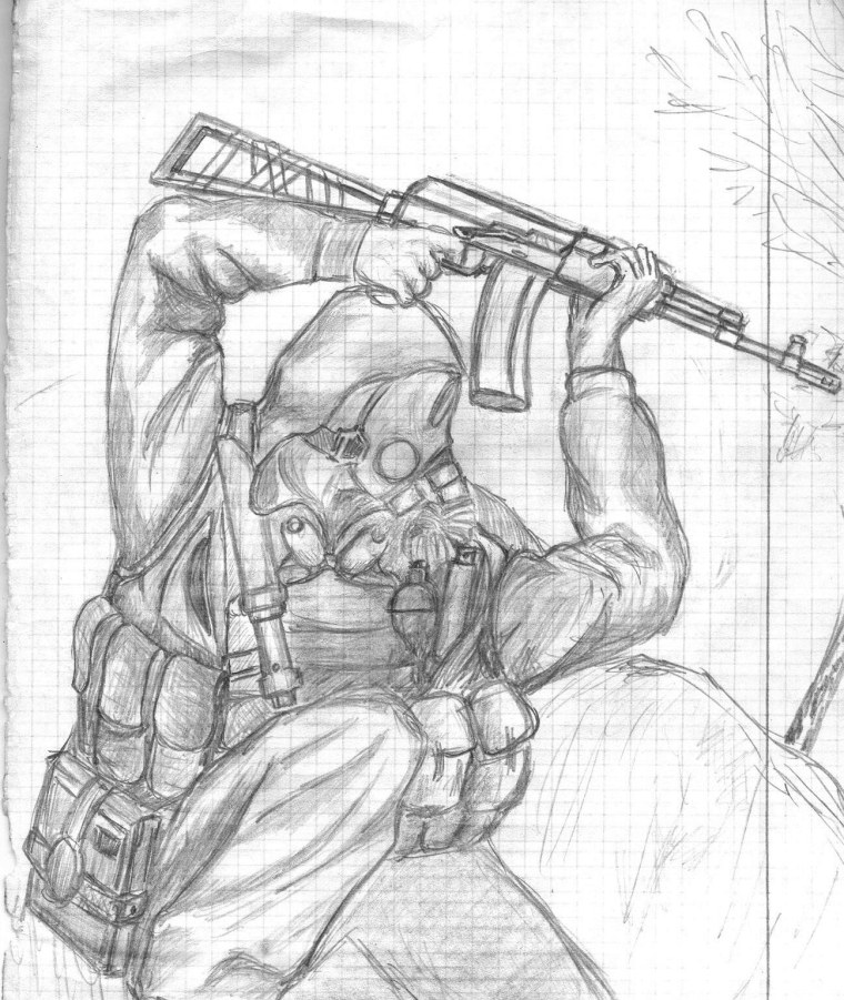 Раскраска сталкер